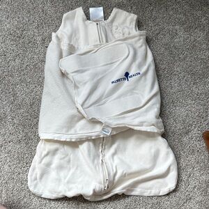 Cream Baby Sleep Sack Swaddle Pajamas